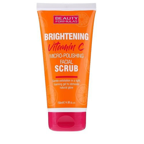 Beauty Formulas Vitamin C Brightening Facial Scrub-12pcs-150ml