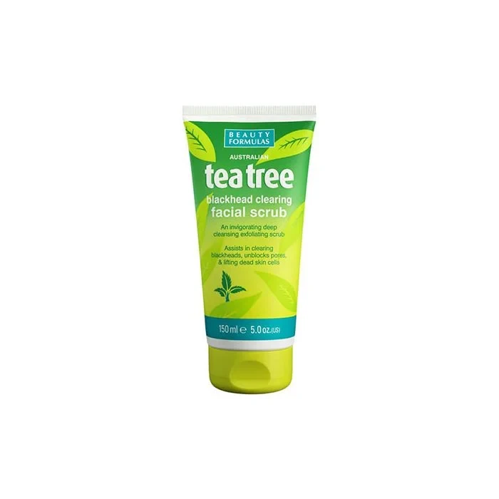 Beauty Formulas Tea Tree Facial Scrub -12pcs-150ml