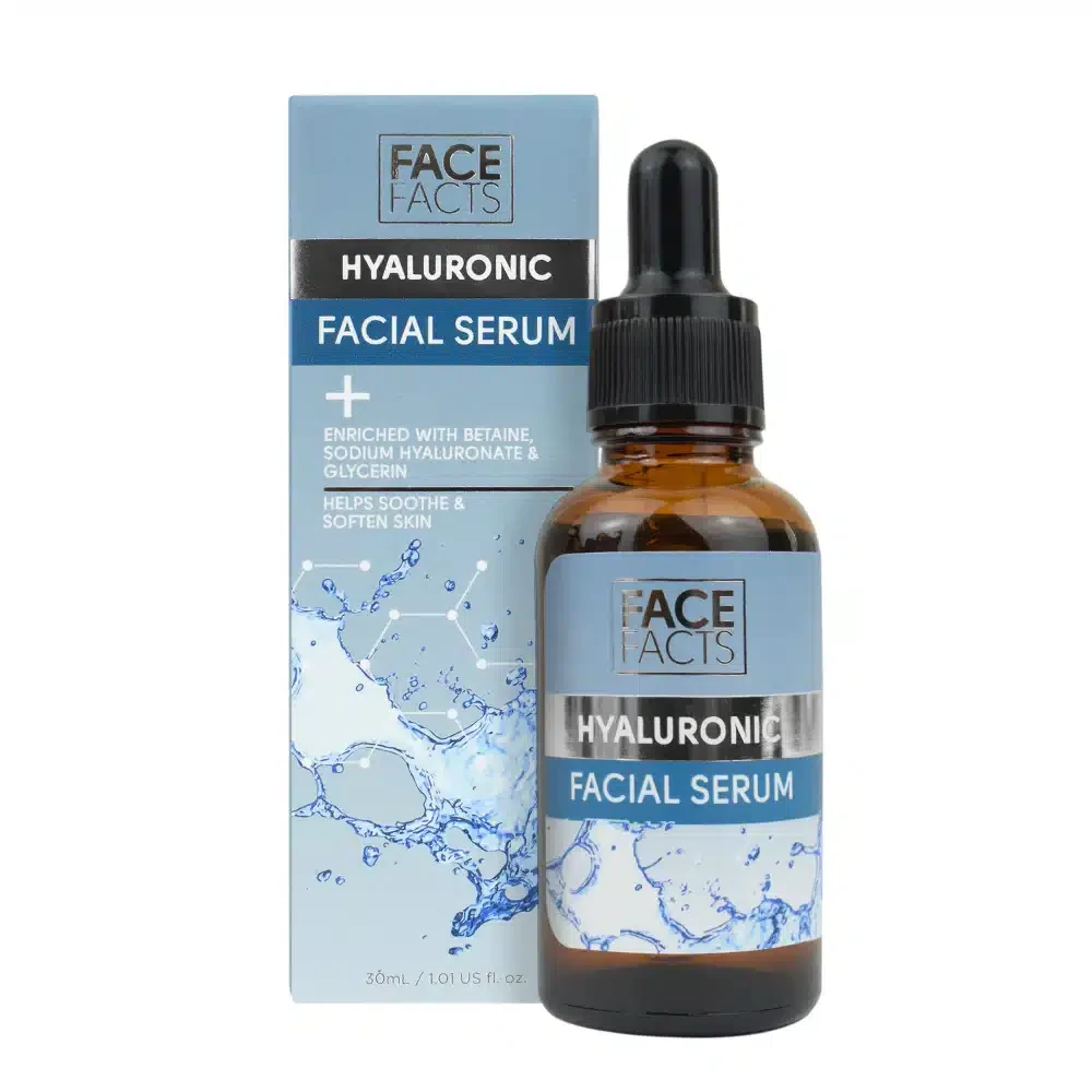 HYALURONIC FACIAL SERUM, FACEFACTS -12pcs- 30ML